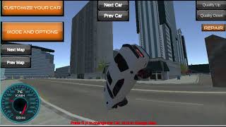 totaling my new dodge hellcat gaming simulator stunt car [upl. by Turmel]