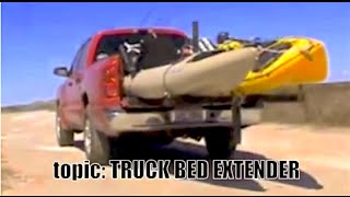 REVIEW TRUCK BED EXTENDER vs LADDER RACK how to kayak fishing [upl. by Ydissac]