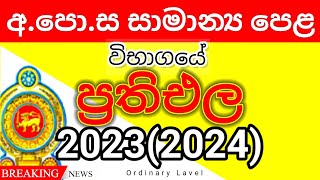 20232024 OL exam results release today  Ol results release date sinhala  release todyanews [upl. by Lidah]