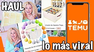 Haul TEMU Ideas y orden en tu HOGAR [upl. by Ariay]