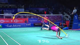 Unexpected Badminton Shots [upl. by Aidua]