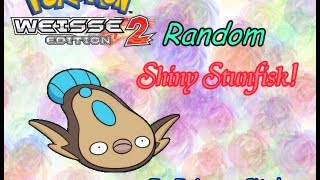 Random Shiny Stunfisk appeared on Pokemon White 2  Critical Capture [upl. by Ednihek]