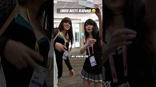 Emiru meets Vladimir 😁 emiru twitchcon [upl. by Aneekat]