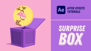 Animating a Surprise Box  After Effects Tutorial 4 [upl. by Longan]