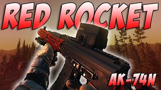 RED ROCKET AK 74 N WEAPON BUILD  Escape From Tarkov Gun Showcase [upl. by Denman]