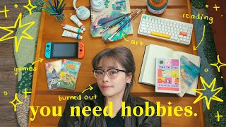 why you need hobbies in 2024  rediscovering my hobbies as a burned out college student [upl. by Dougie]