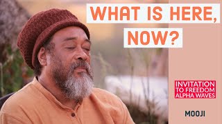 Mooji  What is here NOW  Invitation to freedom [upl. by Yllac]