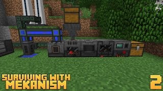 Surviving With Mekanism v9  Ep2  3x Ore Processing Setup [upl. by Gibbs]