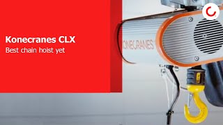 CLX Electric Chain Hoist by Konecranes [upl. by Nnaed401]