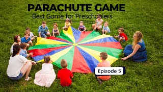 Parachute game for preschoolers  Preschool games  Episode  5 [upl. by Orgel]