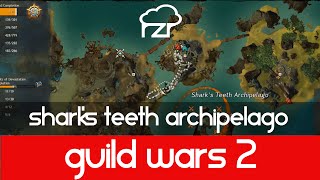 Guild Wars 2 Sharks Teeth Archipelago Vista and Skill Point [upl. by Duyne]