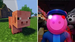 PIGGY X MINECRAFT  Dont Ask Questions PGHLFILMS Piggy animation [upl. by Inimak]