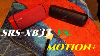 Sony SRSXB33 🤜🏻 vs🤛🏻 Anker Soundcore Motion Bluetooth Speaker Sound Comparison [upl. by Aziza]