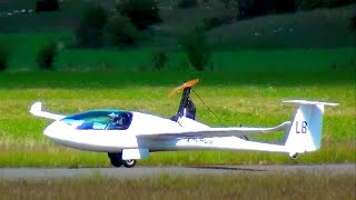 Motoplaneur Pipistrel Taurus takeoff from MillauLarzac LFCM [upl. by Annis800]