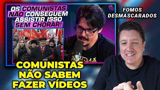 Youtuber conservador reclama dos REACTS comunistas [upl. by Acirderf]