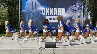 Dallas Cowboys Cheerleaders Perform to ACDC Thunderstruck DCC Performs their Famous Kick Line [upl. by Sager]