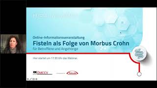 Fisteln als Folge von Morbus Crohn  Nachschau der OnlineInfoveranstaltung vom 24022021 [upl. by Akcirderf]