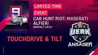 Asphalt 9 Maserati Alfieri Car Hunt Riot Touchdrive amp Tilt [upl. by Ymij]