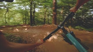 MTB Ljubljana  Golovec  Mazovnik  Enduro 1 trail in 4K July 2017 [upl. by Emyaj]