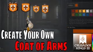 Crusader Kings 3 Royal Court Create Your Own Custom Coat of Arms [upl. by Suoicul]