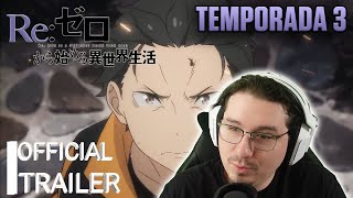 ReZero Temporada 3 Trailer Reacción [upl. by Nylave]