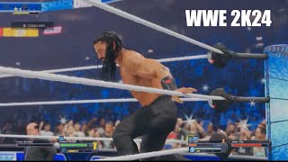 Roman Reigns vs Jey Uso  Friday Night Smackdown [upl. by Onaicilef]