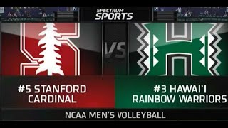 Hawaii Mens Volleyball UH vs Standford 2924 [upl. by Walburga100]