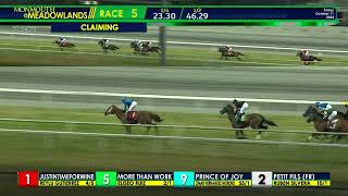 Monmouth Park at The Meadowlands  October 11 2024  Race 5 [upl. by Marina158]