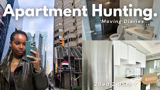 APARTMENT HUNTING IN TORONTO  Touring 5 units prices and locations [upl. by Yro14]