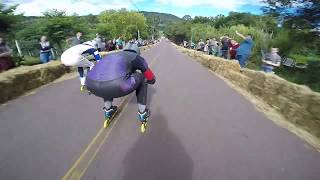 SEMIFINAL DOWNHILL ROLLER INLINE TEUTONIA 2017 [upl. by Llehcam]