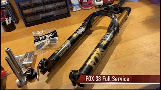 Fox 38 Fork Service  Simple stepbystep instructions [upl. by Derron951]