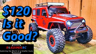 WLTOYS 104311 110 RC Crawler Unboxing  Review  Tested [upl. by Yrogreg]