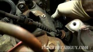 How To Adjust A Cable Operated Clutch Honda  EricTheCarGuy [upl. by Nahbois]