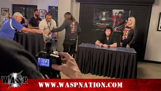 WASP VIP Experience Meeting Blackie Lawless and Getting A Photo with Him wasp blackielawless [upl. by Yddub]