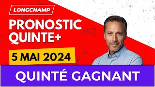 🌿 Pronostic Quinté dimanche 5 mai 2024  Mes conseils pour le Prix du Passage SainteAnne 🏇 [upl. by Eseekram]