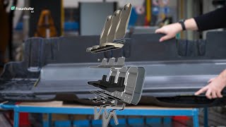 Lightweight Aircraft Seat Structure Concept and prototypes implemented with SMC amp WCM technologies [upl. by Eenhpad]