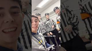 A day in the life of a professional hockey referee 🔥 shorts [upl. by Genni]