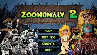 Zoonomaly 2 Official Game Play  The keeper rides the Tiger in the zoo New miss delight zoochosis [upl. by Concoff]