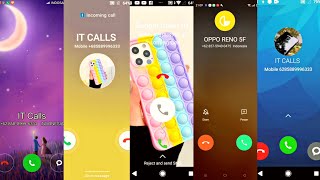 REDMI N4 VS SAMSUNG A5 VS VIVO V19 VS OPPO VS REDMI 5C incoming calls [upl. by Secunda600]