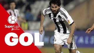 201011 GOL direktno iz kornera Stefan Babović FK Partizan [upl. by Aleakim33]