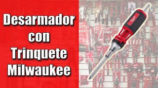 Desarmador con Trinquete Milwaukee 48222322 Square Drive Ratcheting y Condiciones para el Sorteo [upl. by Ruffina185]