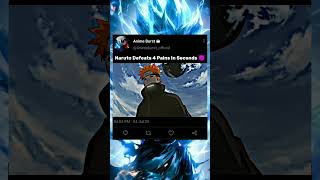 Naruto Defeats 4 Pains In Seconds 😈  shorts shortvideo naruto narutoshippuden pain viral [upl. by Mcbride]