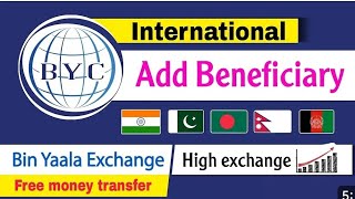 BIN YALLA INTERNATIONAL MONEY TRANSFER BEST APP FREE EXCHANGE RATE [upl. by Esinehc]