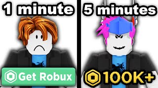 How I Made 100000 Robux in 5 Minutes [upl. by Dahlstrom]