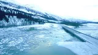 Valdez Avalanche Keystone Canyon 2014 [upl. by Rapsag801]