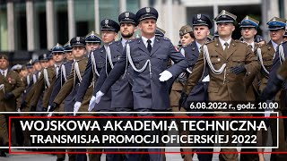 WAT  Promocja oficerska 2022  zapis transmisji na żywo [upl. by Lorusso524]