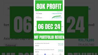 80K PROFIT Mutual Fund Portfolio Update 06 NOV 24 shorts [upl. by Marcelle820]