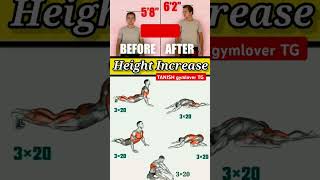 🏋️‍♂️🏋️‍♂️♥️Height improvement all exercise tips💪💯♥️ tqnish gymlover TG♥️🇮🇳🏋️‍♂️ youtubeshorts [upl. by Nonnag]