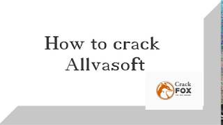 How to Crack Allvasoft [upl. by Axia]