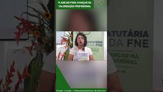 Ludmila Outtes fala sobre a participação na Plenária Ordinária Estatutária da FNE [upl. by Ahsilak]